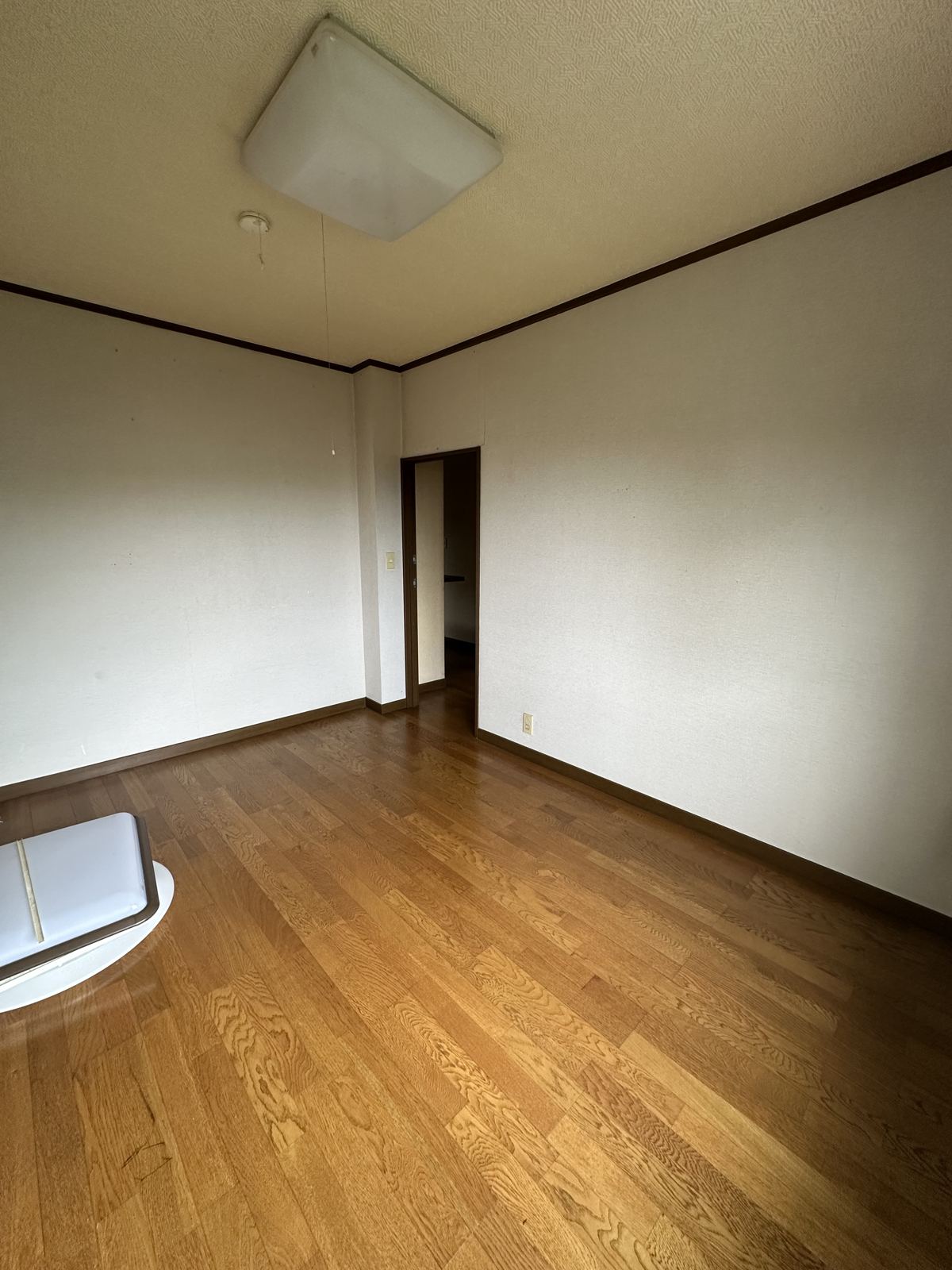 Living area with wooden floor