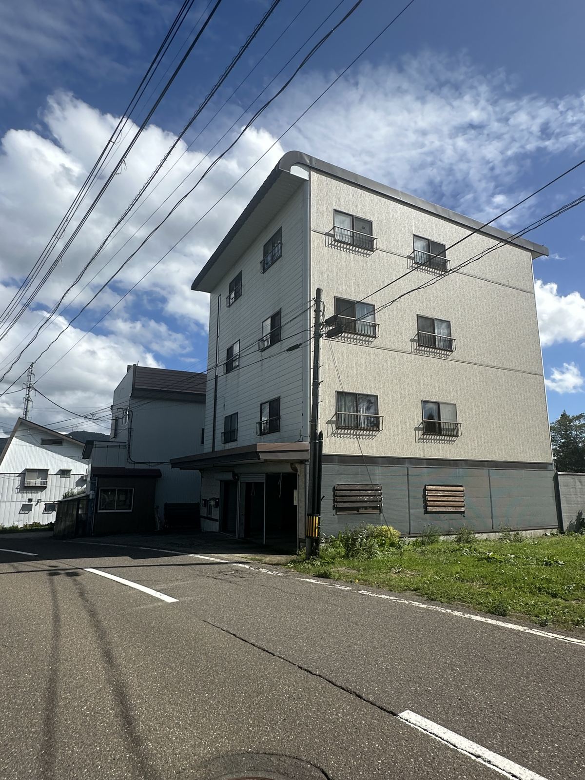Residential building from the road